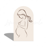 Boho Teddy Bear Pregnancy Mather Baby Shower Party Arch Backdrop Wall Cloth Cover